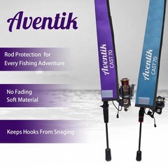 Aventik Neoprene Fishing Rods Sleeve Puncture Resistant, Labeled Protective S…