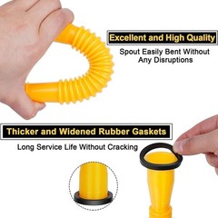 Replacement Gas Can Spout Nozzle Vent Kit For 1/2/5/10 Gal Old Style Cap 3 Pack