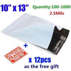 100-1000 10×13 Poly Mailers Shipping Envelopes Self Sealing Plastic Mailing Bags