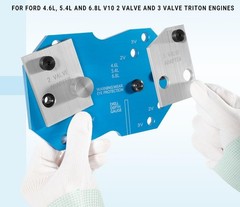 Drill Template for Ford 2V & 3V Designed to Remove Broken Exhaust Manifold Studs
