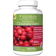 trunature Expect More Cranberry 650 mg., 140 Vegetarian Capsules