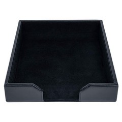 Dacasso Bonded Leather Desktop Tray Luxury Letter Holder Paper Organizer For