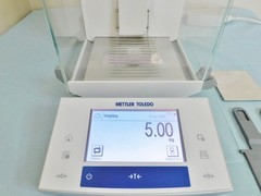 METTLER TOLEDO XS205DU DUALRANGE ANALYTICAL LAB BALANCE 81g@0.01mg 220g@0.1mg