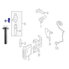 8 Pack Ignition Coil Mounting Screw Bolts Fit for Mercury Lincoln Ford Replace f