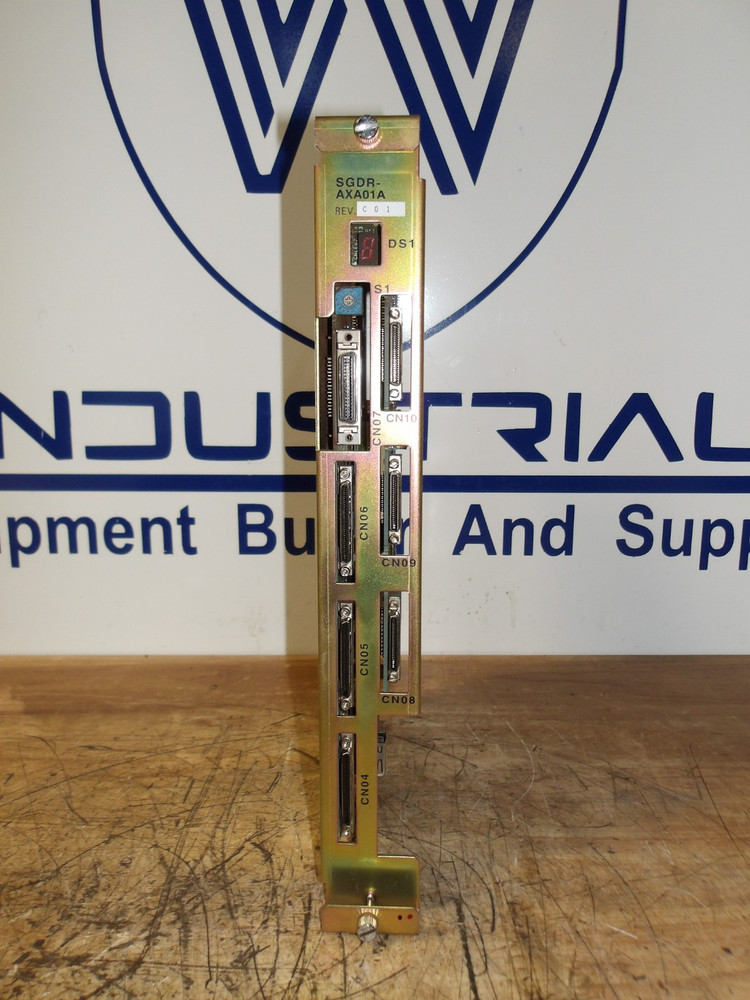 YASKAWA SGDR-AXA01A SERVO AXIS CONTROL, #116125G USED