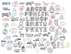 100 Count Paper Clips, Boat Anchor Gifts, Cute Shaped Paper Clips
