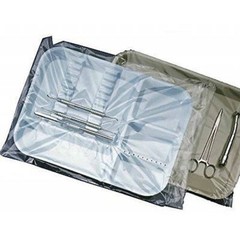 Up to 1000 Dental Disposable Tray Sleeves, Clear Plastic choose a size