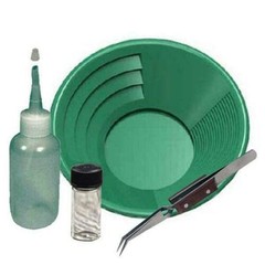 Sluice Monkey 14″ Green Gold Pan Panning Kit Gold Pan