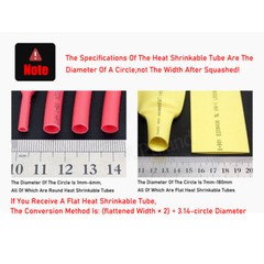 Ø1mm-15mm Ultra-thin 2:1 Heatshrink Tube Clear Heat Shrink Tubing Wire Sleeving