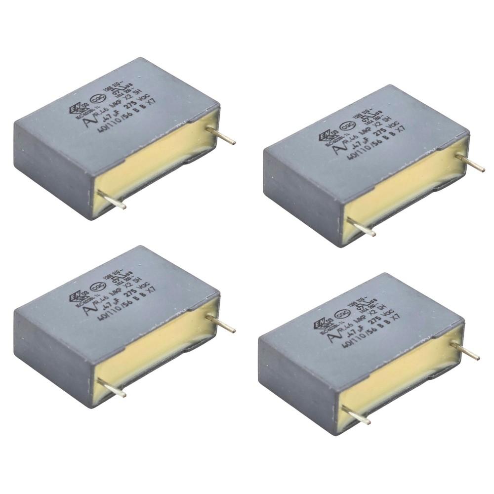 4pcs Kemet R46 0.47uF 275VAC X2 Metal Film Polypropylene Safety Capacitors