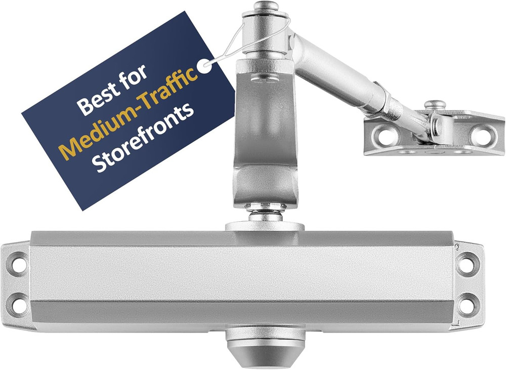 Medium Duty Commercial Automatic Door Closer – Surface-Mounted Auto Door Closer