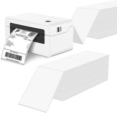 4″ x 6″ Fanfold Direct Thermal Labels – (8 Stacks – 8000 Labels)