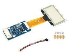 1.51inch Transparent OLED Display Module 128×64 Resolution Light Blue Color