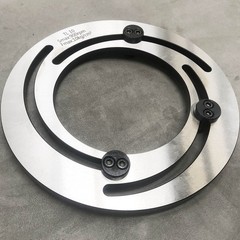 10 inches Lathe Hydraulic Chuck Claw Trimmer Jaw Boring Ring Adjustable Tool New