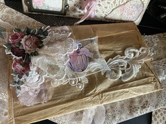 Love Letter Junk Journal Pouch Lot Of 7 Handmade Shabby Chic
