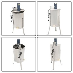 Electric Honey Extractor 3 Frames Stainless Steel Beekeeping Equipment 1300RPM