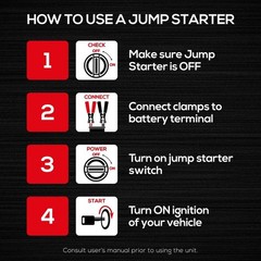 VECTOR 800 Amp Jump Starter with USB Power