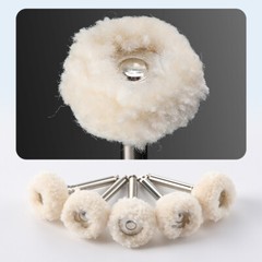 5Pc Cotton Dental Polishing Brush Wheels RA2.35mm Contra Angle RA Latch Type USA