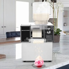 Commercial Snowflake Ice Machine, Snow Cone Machine, Ice Shaver Slush Maker