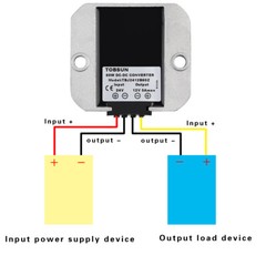 Power Regulator DC 24V to 12V 5A 60W Step Down Buck Voltage Converter Waterproof