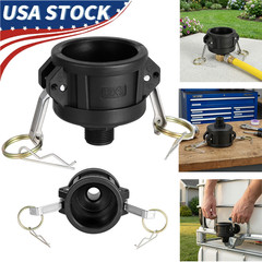 330 Gallon IBC Tote Water Tank Adapter 2″ to 3/4″ Cam Lock Garden Hose Coupling