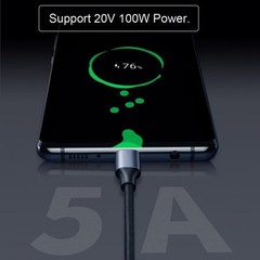 CY Cable USB-C USB-C 100W Type-C Male to Male Cable 20V 5A GEN2 10Gbps 100W C…