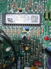 Rheem Ruud Condenser Control Board part 49A22-101B1