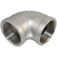 3/8″ 1/2″ 3/4″ 1″ NPT Threaded Female to Female Elbow Pipe Fitting SS 304