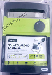 PATRIOT SOLARGUARD 80 SG80 PORTABLE SOLAR FENCE ENERGIZER 15 ACRES 3 MILES NEW