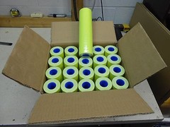 1 Case of Yellow Labels for Motex 5500 , 200 Rolls