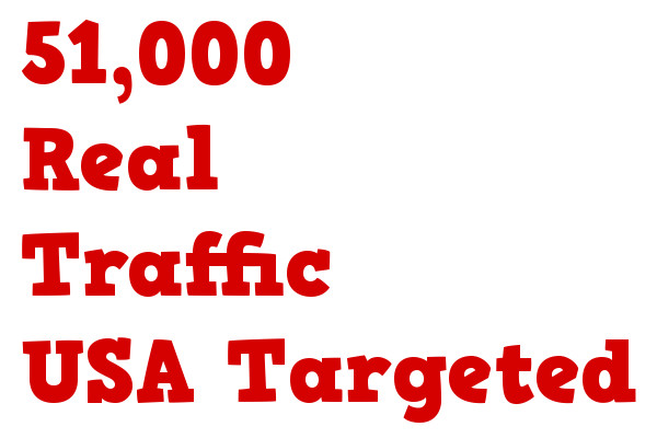 51,000 Real Traffic USA Targeted SEO Boost + Top Referrals. Website Advertising