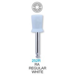 Dental Disposable Prophy Cups Regular White Metal Shanks RA Latch Type 100 pcs