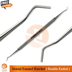 Double Ended Dental Enamel Hatchet Trimmer Preparation Restorative Instrument