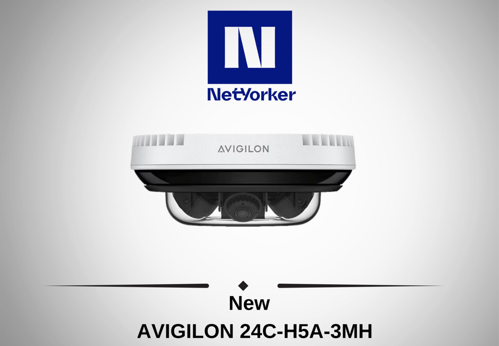 NEW Avigilon 24C-H5A-3MH H5A 24MP (3X8MP) OutDoor IP Multisensor Camera Head
