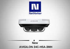 NEW Avigilon 24C-H5A-3MH H5A 24MP (3X8MP) OutDoor IP Multisensor Camera Head