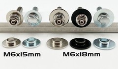 10pcs M6x15 or M6x18 Shoulder Washer Collar Suzuki RM 85 125 250 RMZ250 RMZ450
