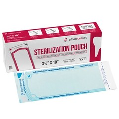 3.5″ x 10″ Self-Sealing Sterilization Pouches for Autoclave (1 Box of 200)
