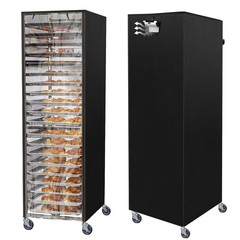 Bun Pan Sheet Rack Cover Bread Speed Rack Cover w/ Zipper Fit 20 Tier / 10 Tier