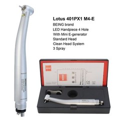 COXO Dental LED Handpiece High Speed E-generator Self Power Turbine 4 Hole NSK
