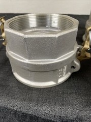Lot Of 2 Dixon D400 Aluminum￼ 4″ Cam & Groove Lock Female Coupler Locking