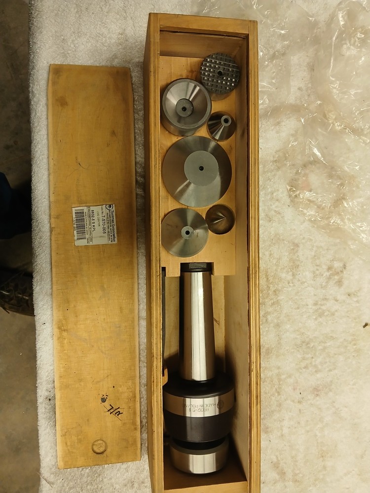 Bison- MT#5 Live Center Set with Interchangeable Inserts-0.0012″ TIR 7-750 -005