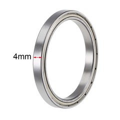 2Pcs 6706ZZ Steel Bearings For INDUSTRY MOTOR Z2 30x37x4mm Two-Sealed