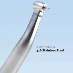 Dental 1:5 Increasing Contra Angle LED Optic Handpiece Fit NSK Electric Motor KV