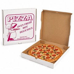 10pcs Pizza Box 10 x 10 Inches Corrugated Paper Square Mini Pizza Boxes White