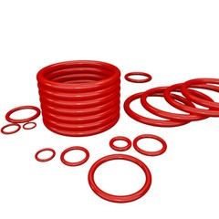 Silicone Rubber O Rings Metric Food Grade 1mm Cross Section 1-48mm ID,3-50mm OD
