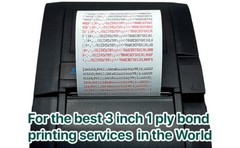 3″ x 150 ft 1-Ply Bond Paper Kitchen Receipt Printers POS 3 inch x 10Rolls