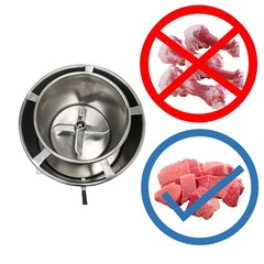 Stainless Steel Electric Meat Puree Making Machine 220V Meatball Beating Machine