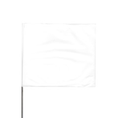 Presco 15 in. Steel Wire Staff Marking Flags [2.5 in. x 3 in. Flag]: 2 in. x 15