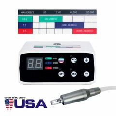 Dental Brushless LED Electric Micro Motor 1:5/1:1 Increasing Handpiece SA