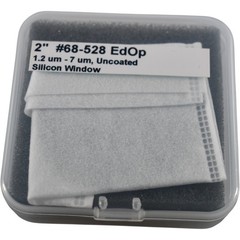 NEW Edmund Optics 68-528 Uncoated Silicon Infrared Window 2 Inch Dia 1mm Thick